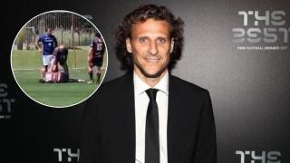 Diego Forlán y el accidente por el que fue internado el pasado sábado