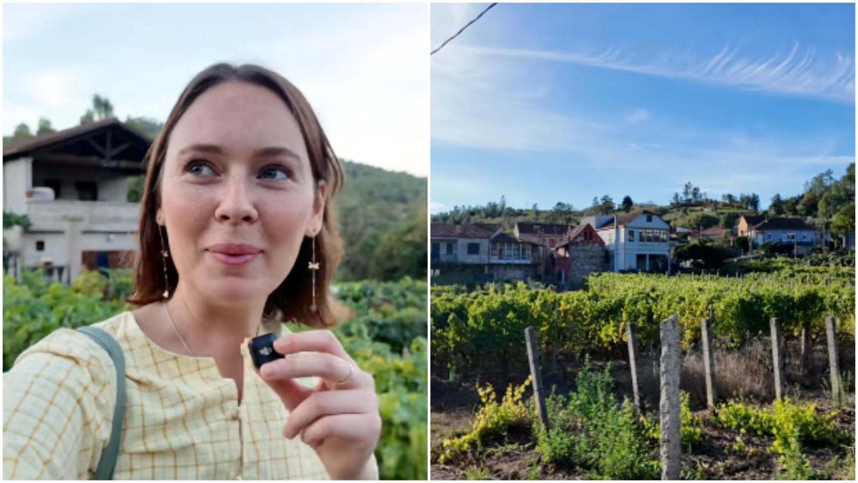 Una estadounidense visita un pequeño pueblo Galicia y no se corta