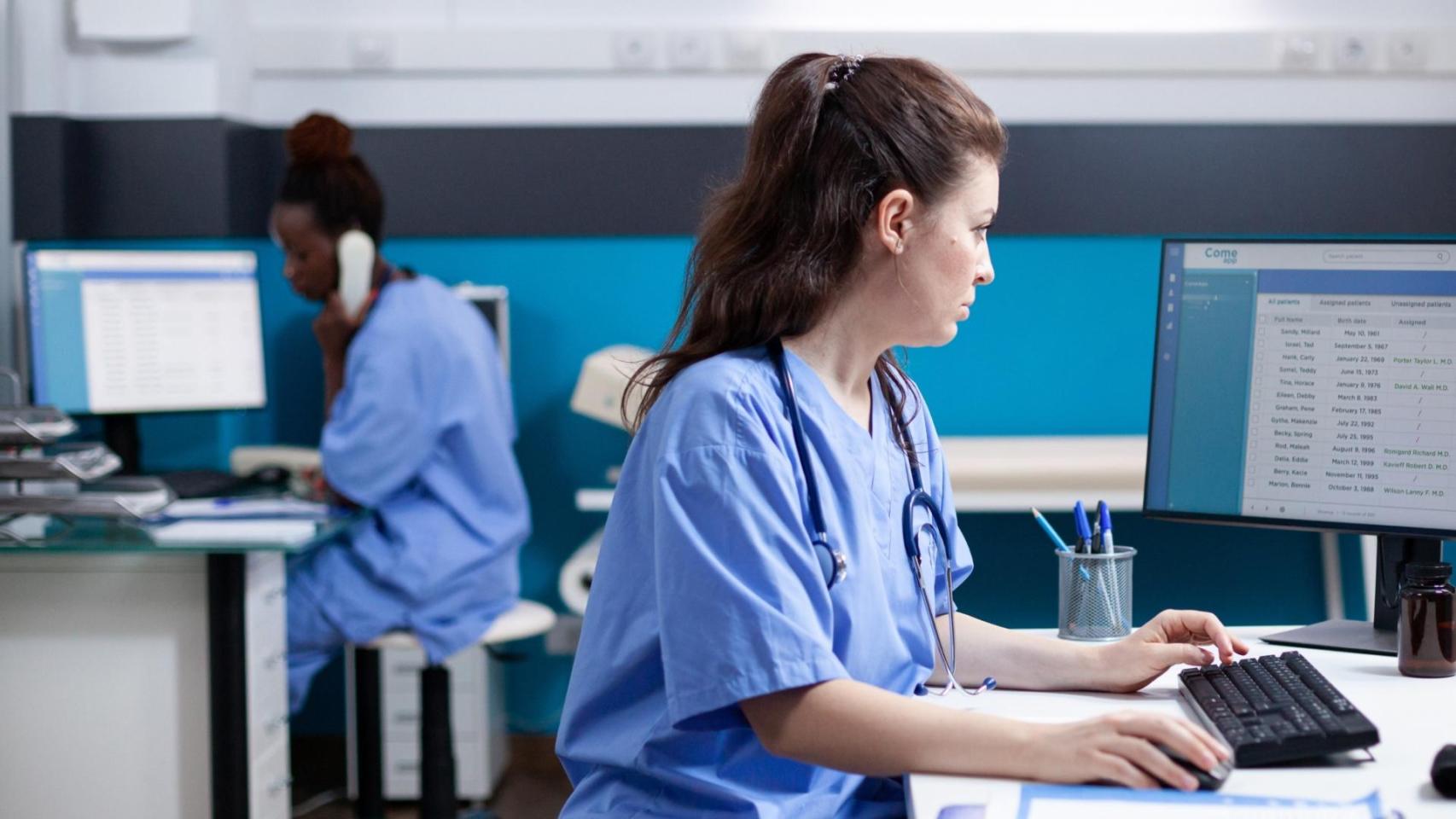 Imagen de archivo de una enfermera