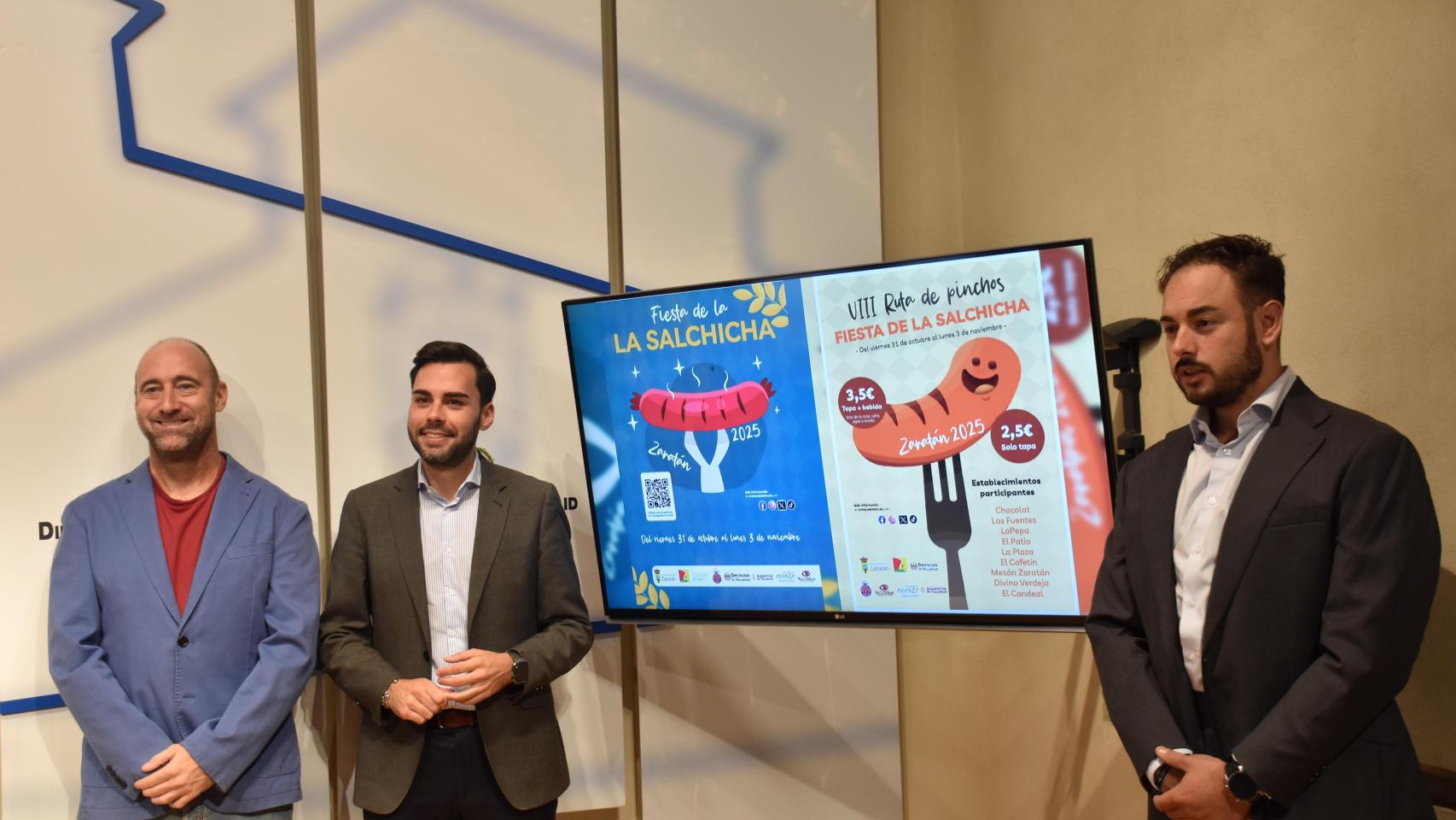 Presentación de la feria de la Salchicha en Zaratán