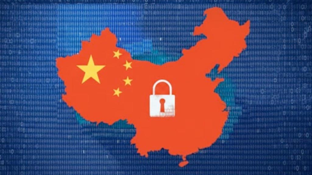 Ilustración del Great Firewall de China