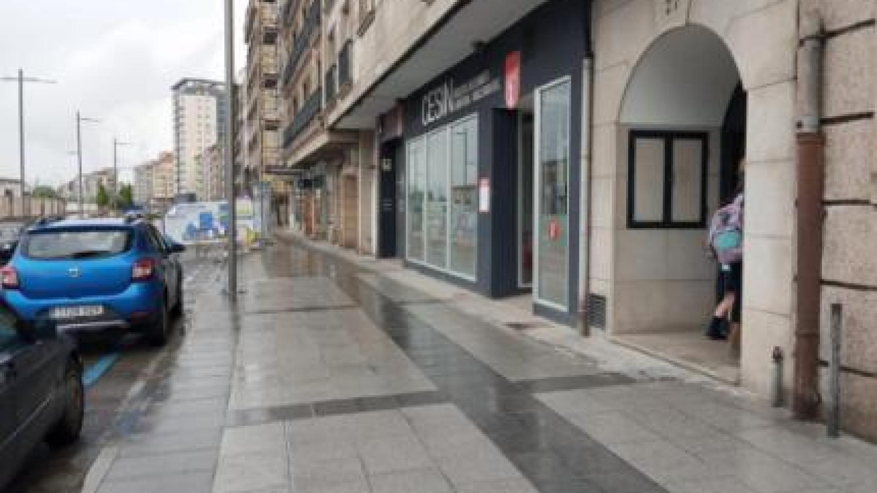 Avenida de Ourense, en Marín (Pontevedra)
