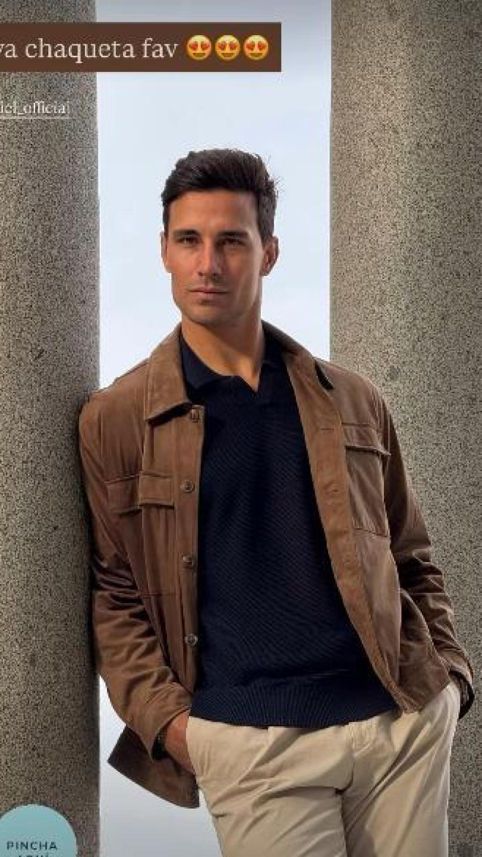 Jaime Astrain, en un 'story' de Instagram.