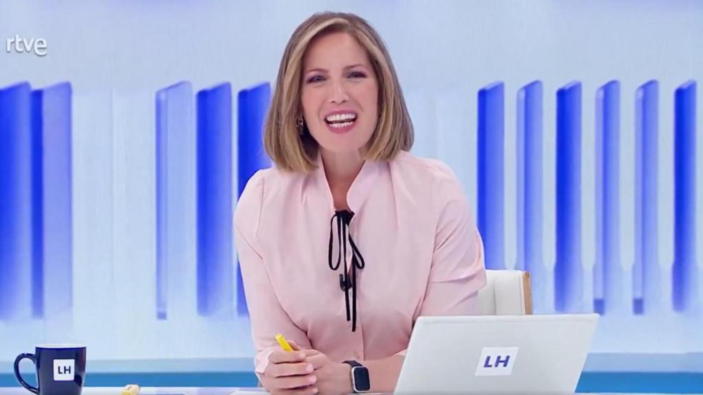 Silvia Intxaurrondo en una emisión de 'La hora de La 1'.