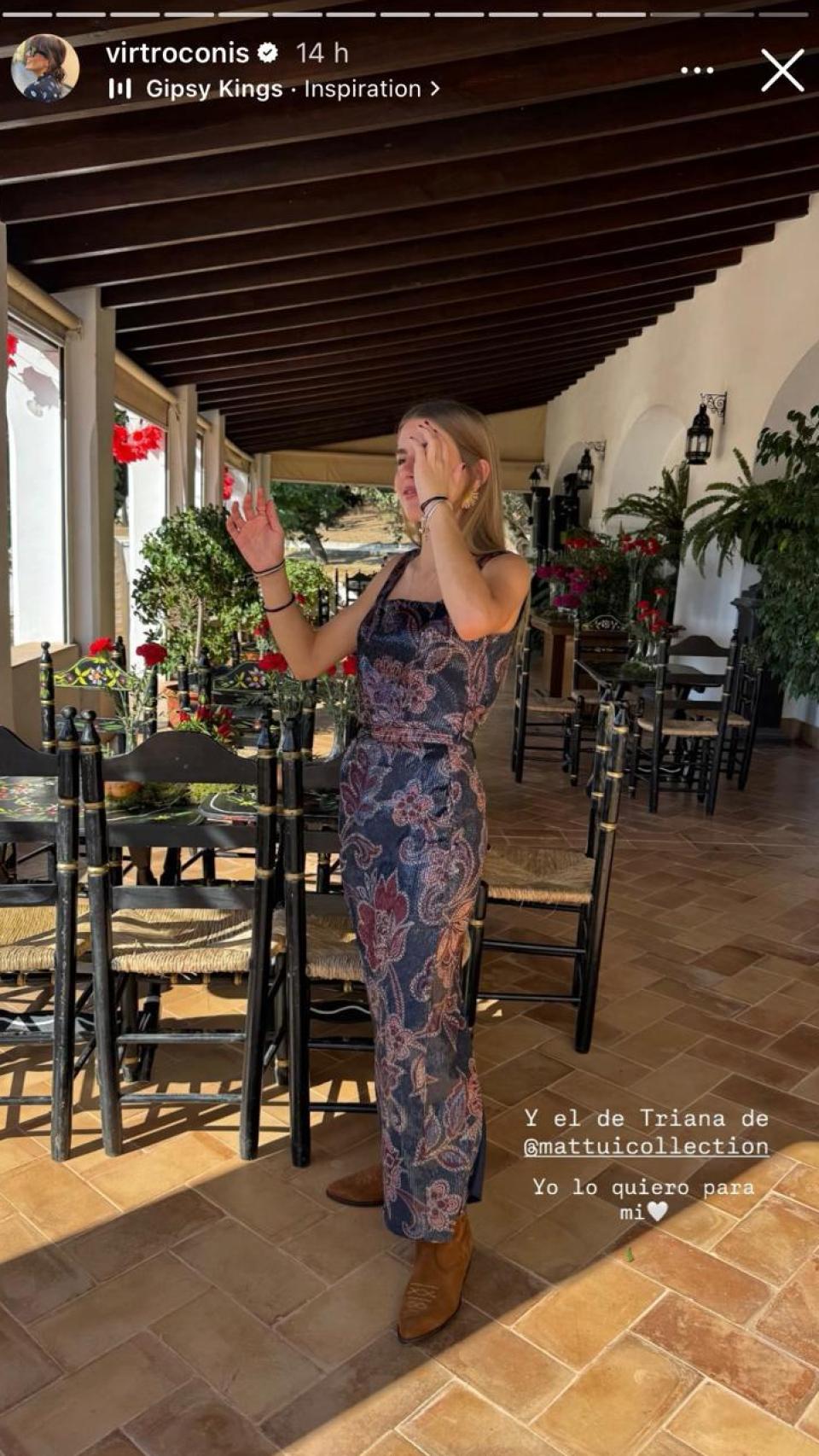 Triana, en la celebración de su 18 cumpleaños.