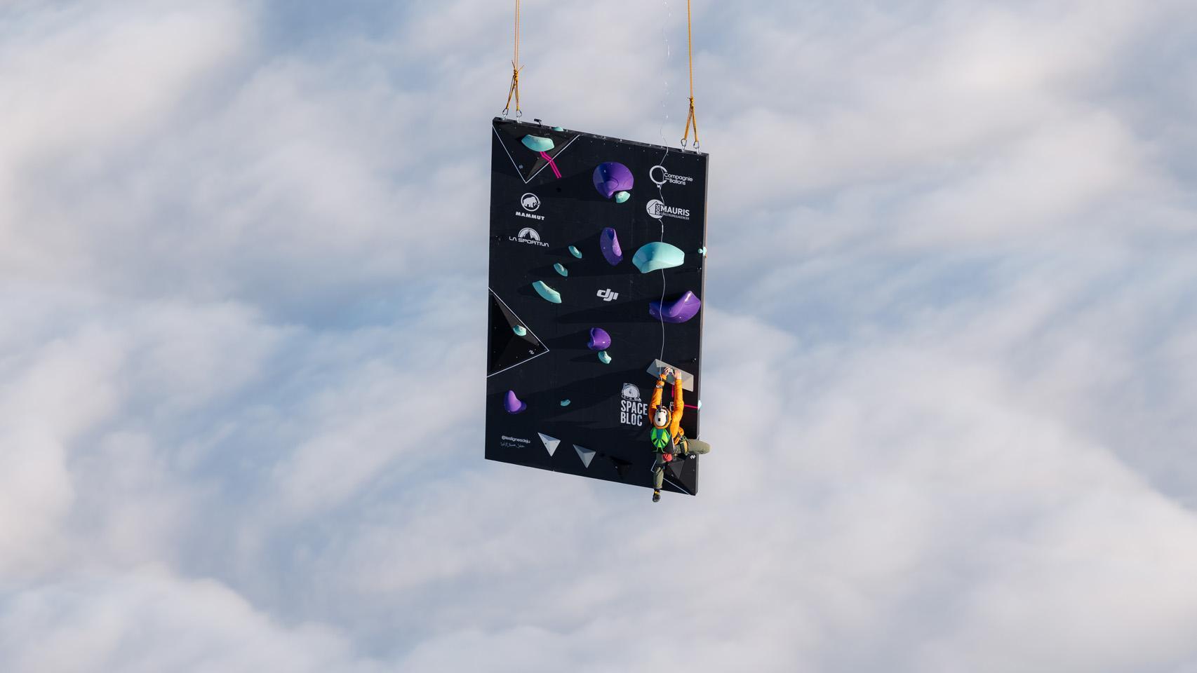 Momento de la escalada.