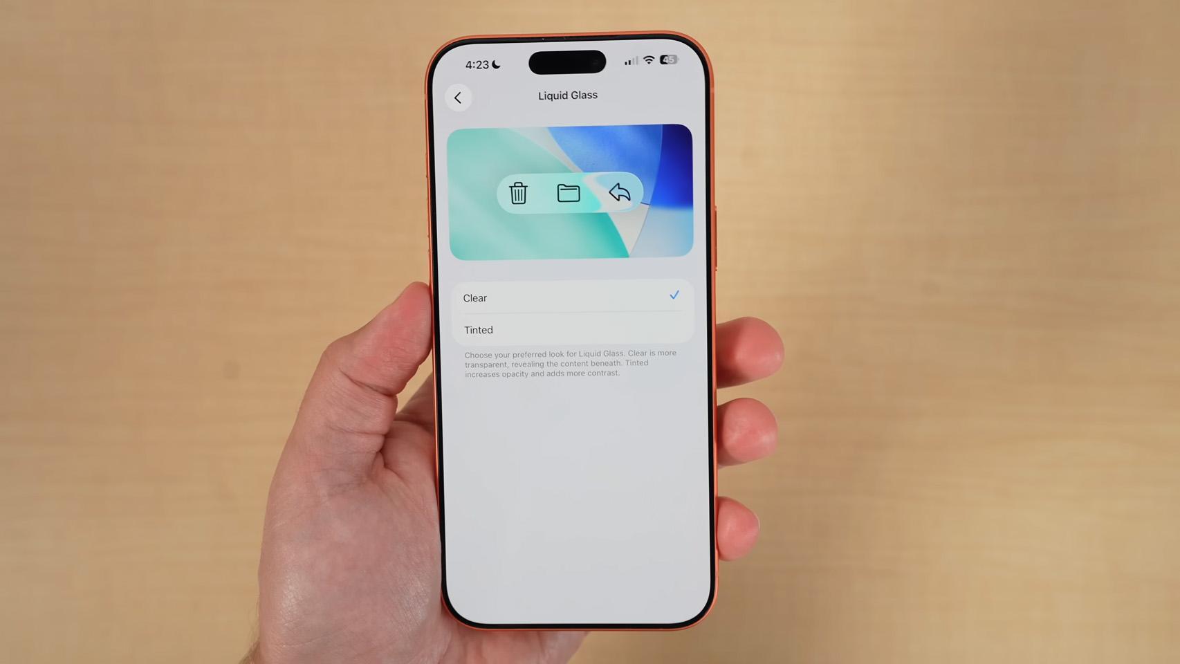 Nueva opción en iOS 26.