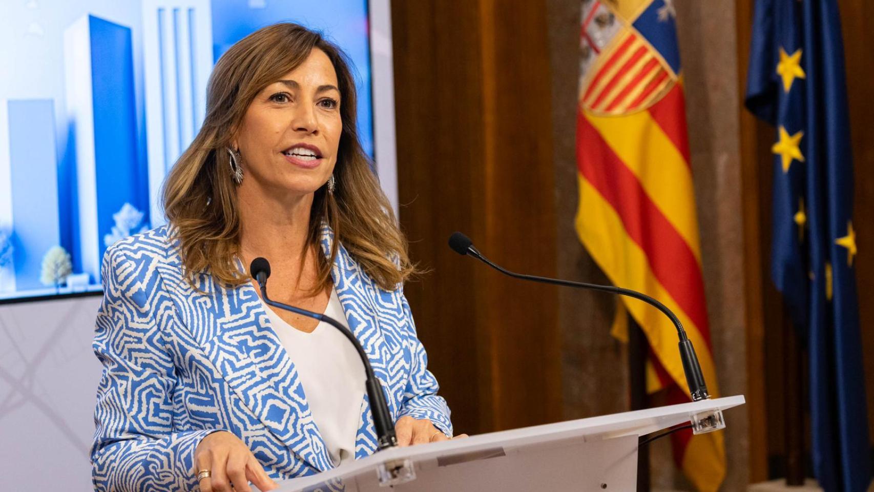 Natalia Chueca, alcaldesa de Zaragoza, en imagen de archivo.