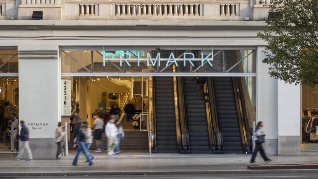 Fachada de la tienda de Primark Gran Vía.