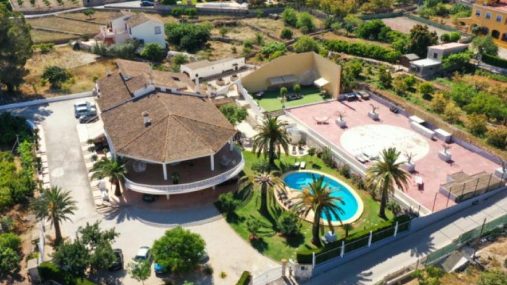 El lujoso chalet de Pedreguer donde operaba OMMIJ.