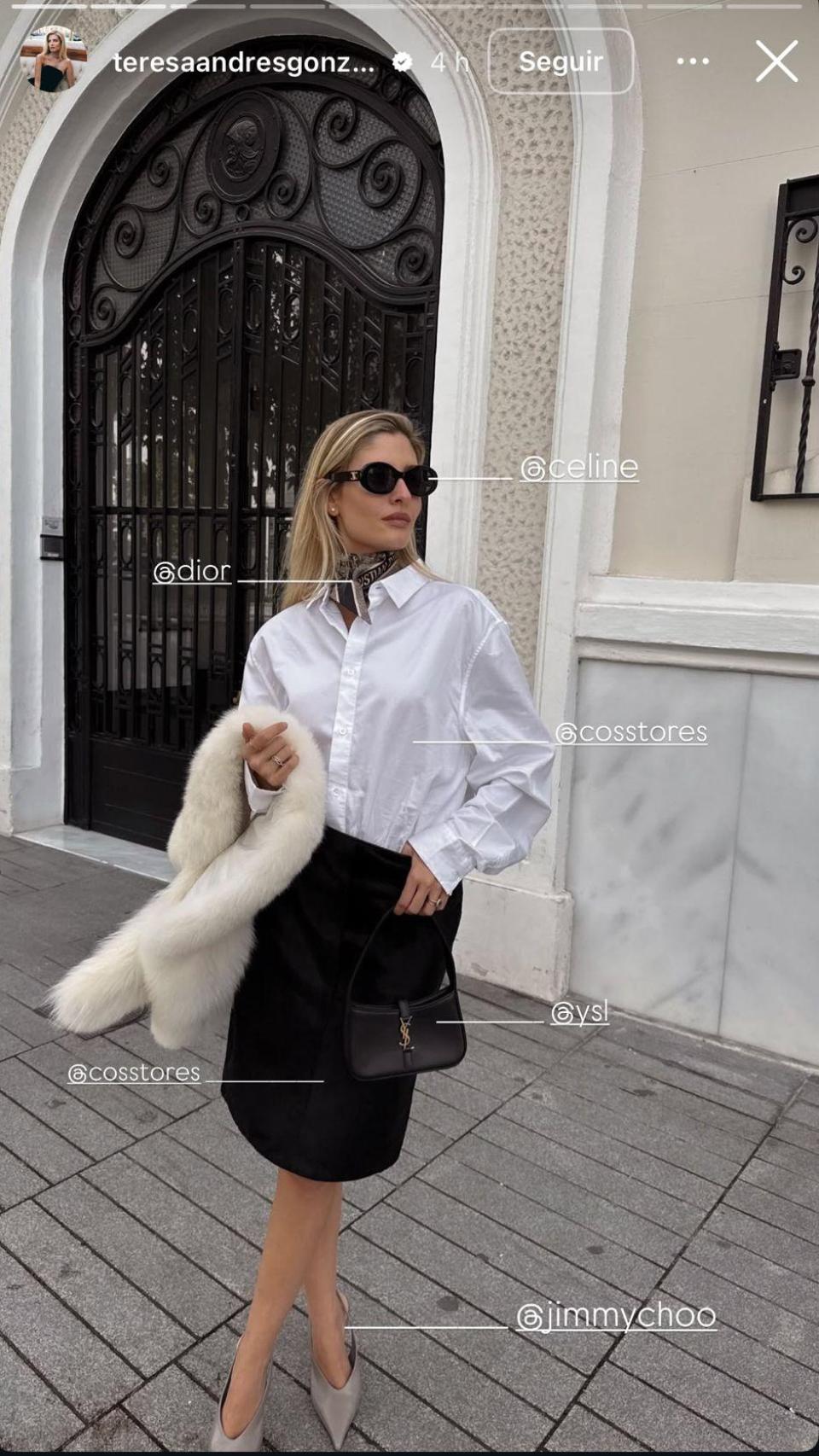 Teresa Andrés, en una imagen de las redes sociales.