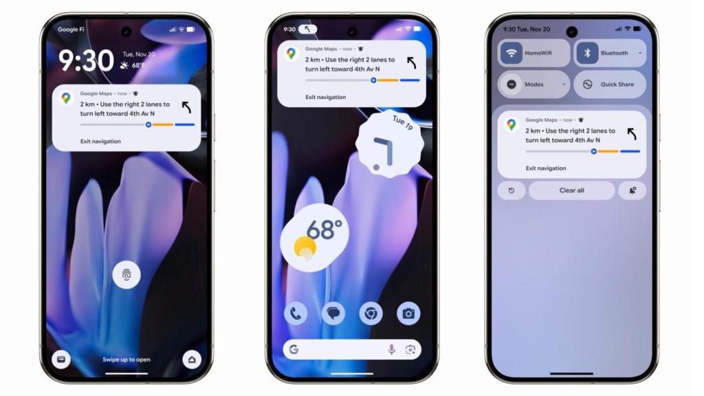 Los Live Updates de Android 16