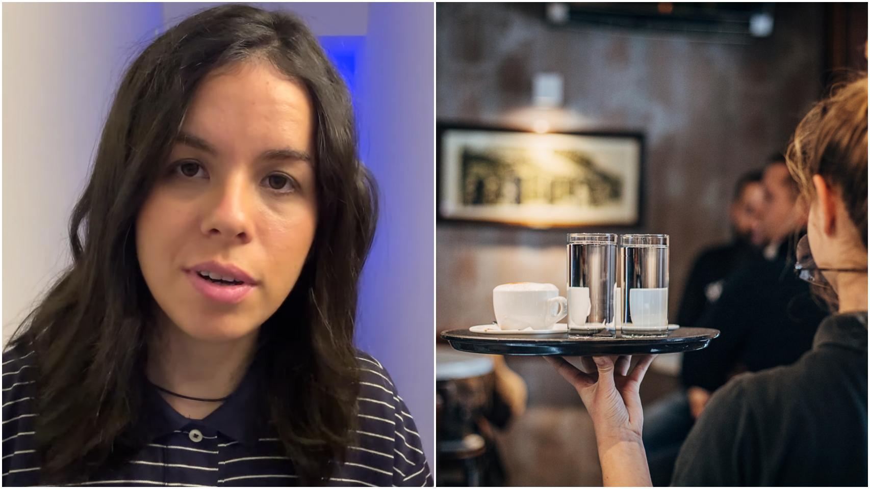 Imagen de Michelle Escalona, la joven española en Suiza en un vídeo de YouTube.