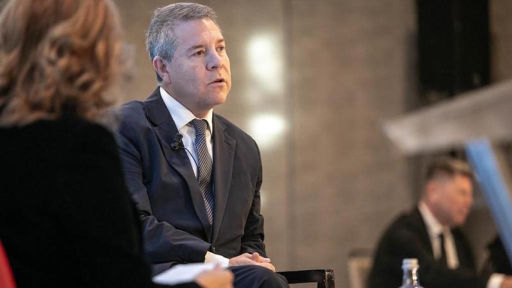 Un momento de la intervención de Page en el coloquio organizado por la Asociación para el Progreso de la Dirección (APD).