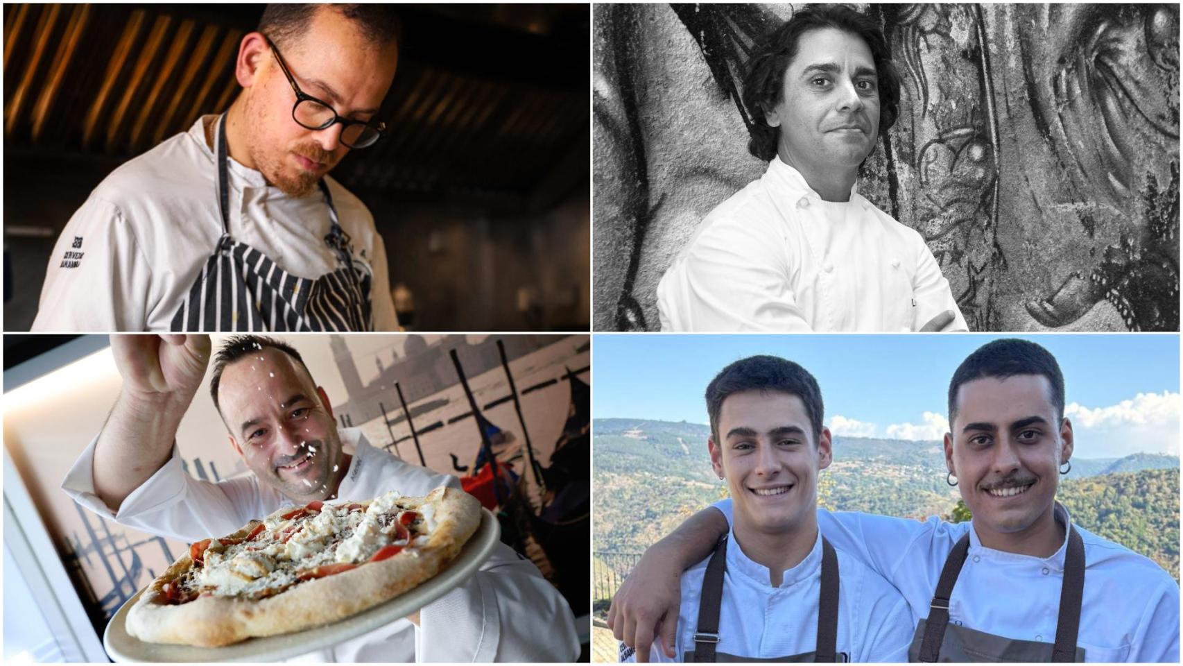 Los chefs Luis Veira, Manel Rial, José Manuel Martínez “Josiño” y los hermanos Guillermo y Diego Centeno se suman al cartel de Momentos Alhambra Acustiquísimos 2025