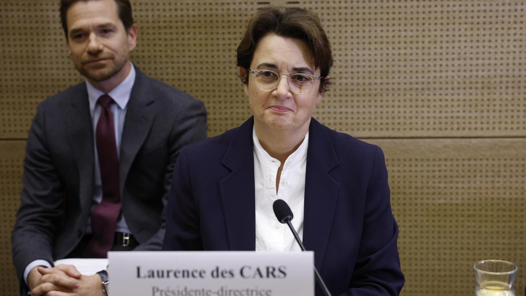 La presidenta y directora del Louvre, Laurence des Cars. Foto: EFE/EPA/YOAN VALAT