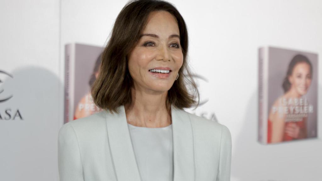 Isabel Preysler, este pasado miércoles, en la presentación de su libro.