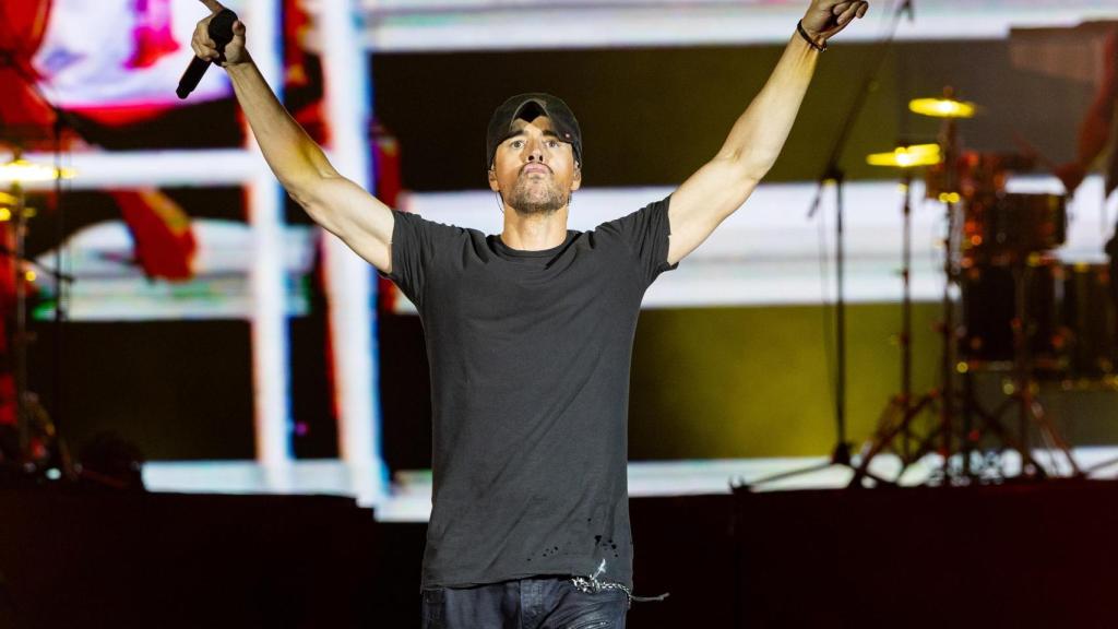 Enrique Iglesias durante uno de sus conciertos.