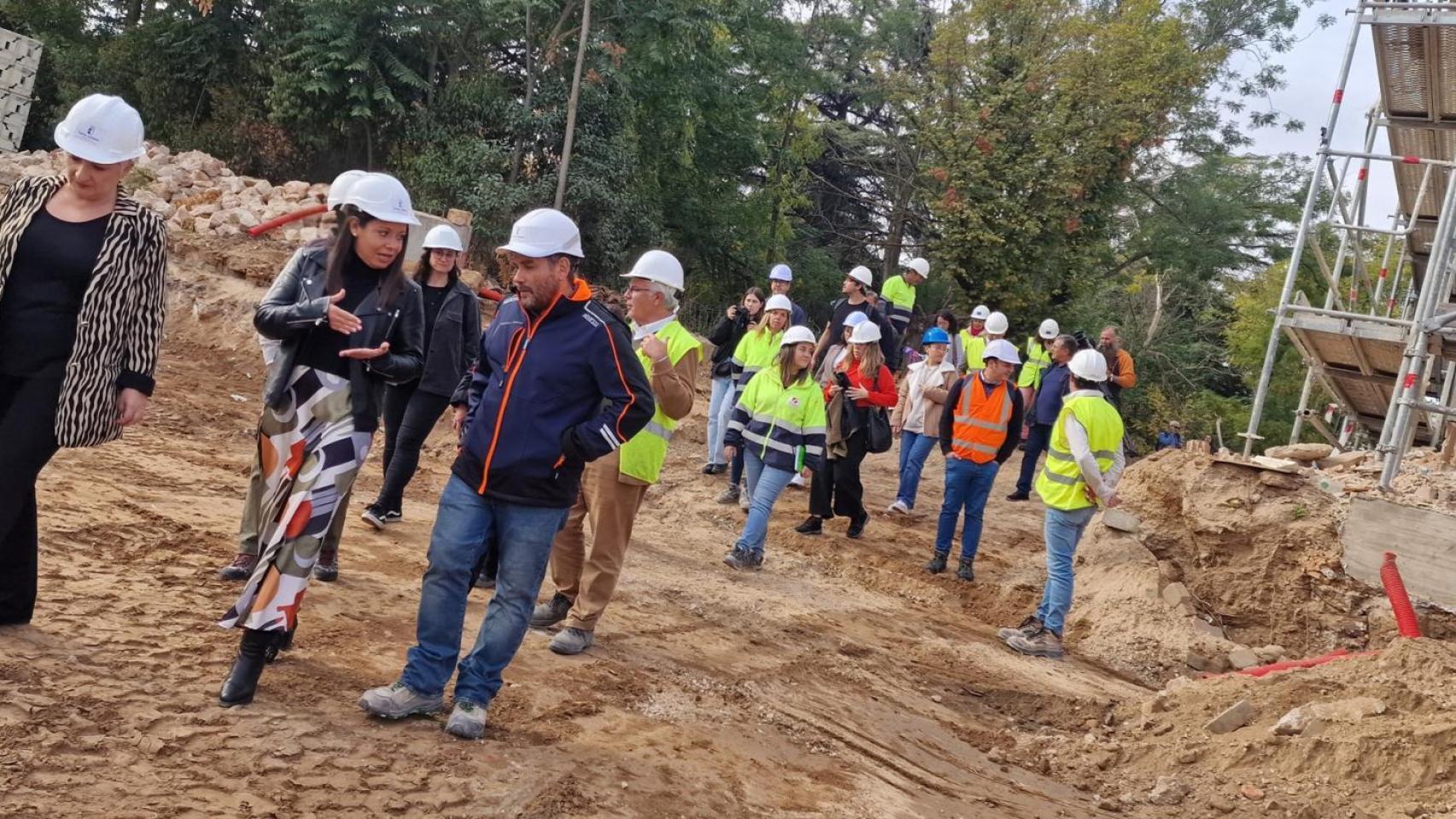 Visita a las obras. Foto: JCCM.