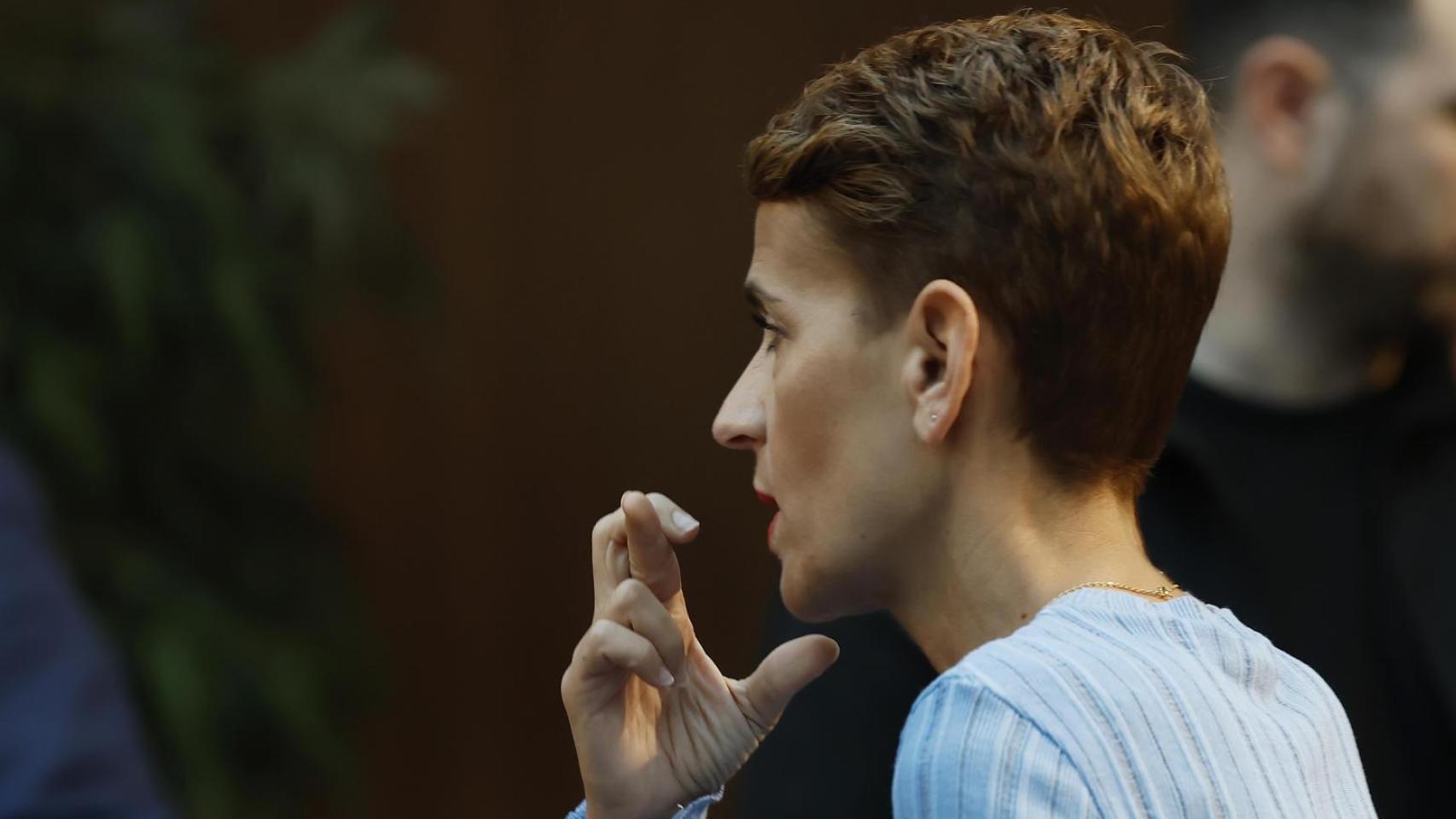 La presidenta del Gobierno de Navarra, María Chivite, el pasado 16 de octubre.