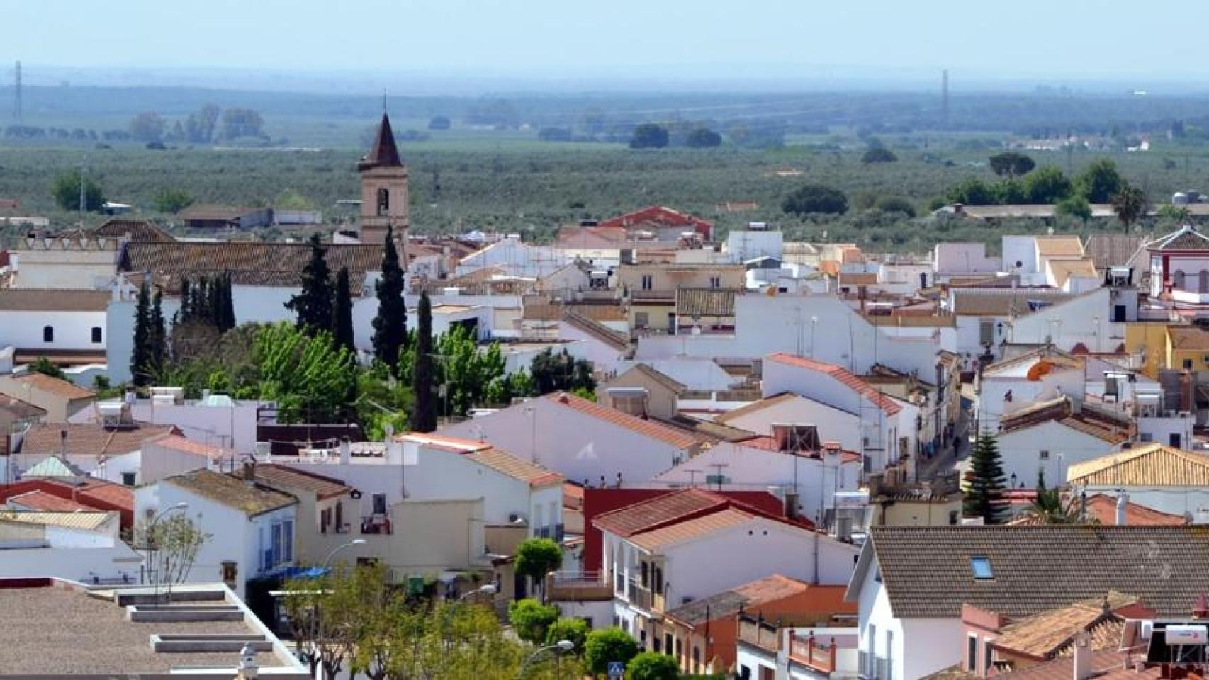 Vista del municipio de Benacazón.