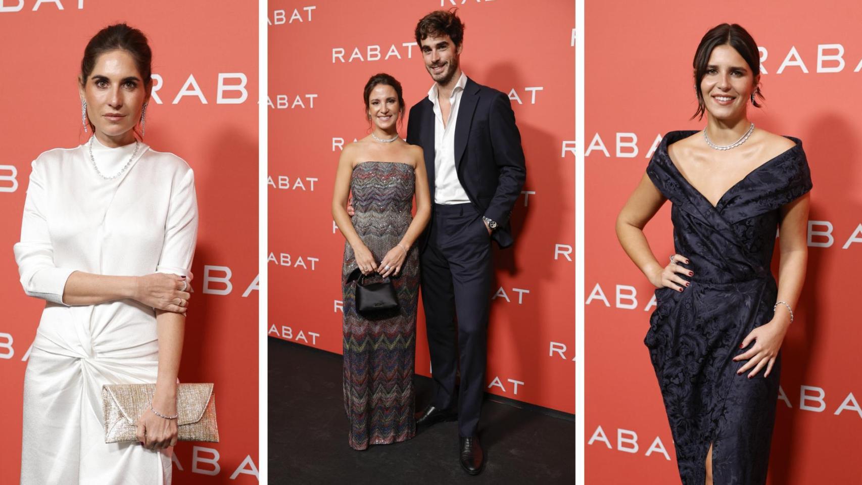 Tana Rivera, Marta Pombo, Luis Zamalloa y Tana Rivera en el evento anual de Rabat.