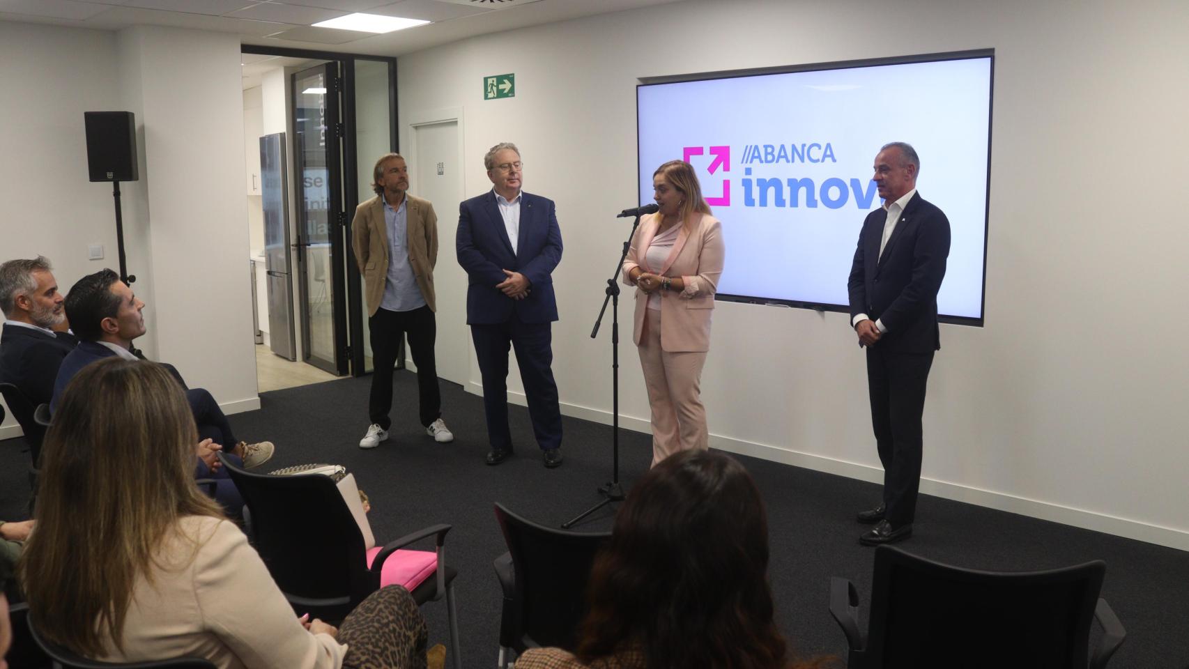 Presentación del nuevo espacio de innovación y empredemiento de Abanca en Vigo