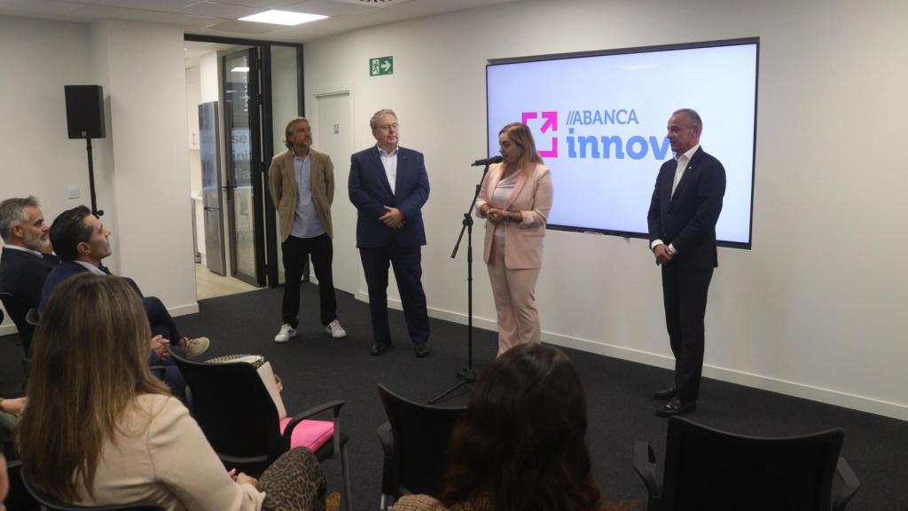Presentación del nuevo espacio de innovación y empredemiento de Abanca en Vigo