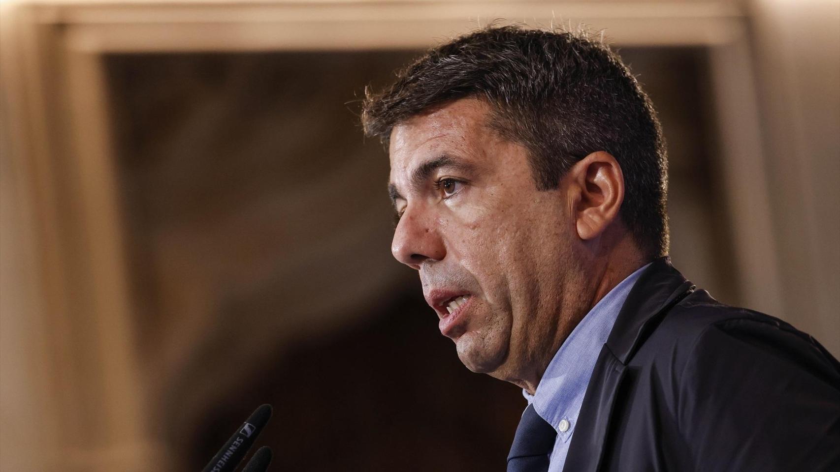 El presidente de la Generalitat, Carlos Mazón. Rober Solsona / EP