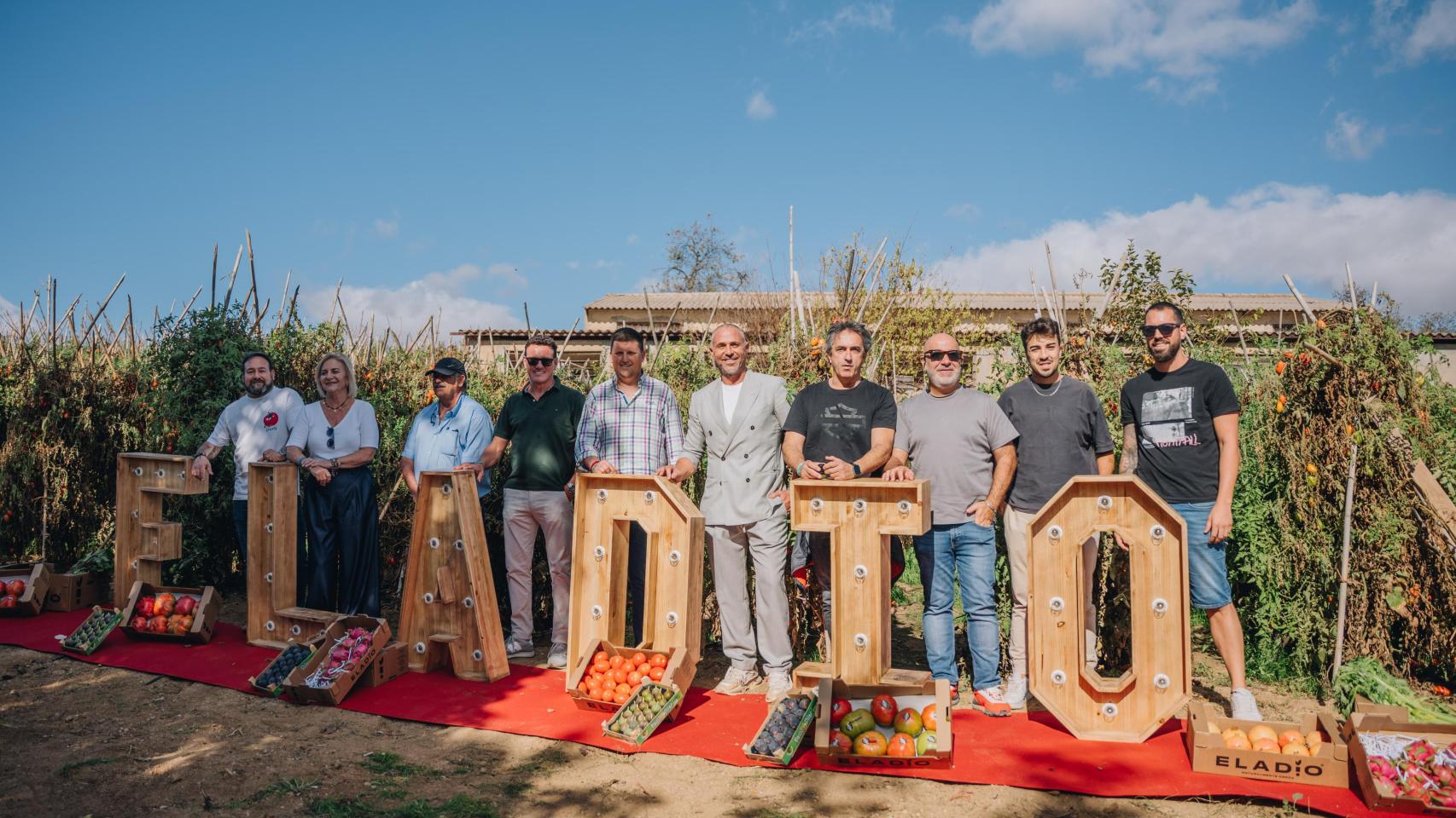 Un momento del acto de Frutas y Verduras Eladio sobre su marca premium.