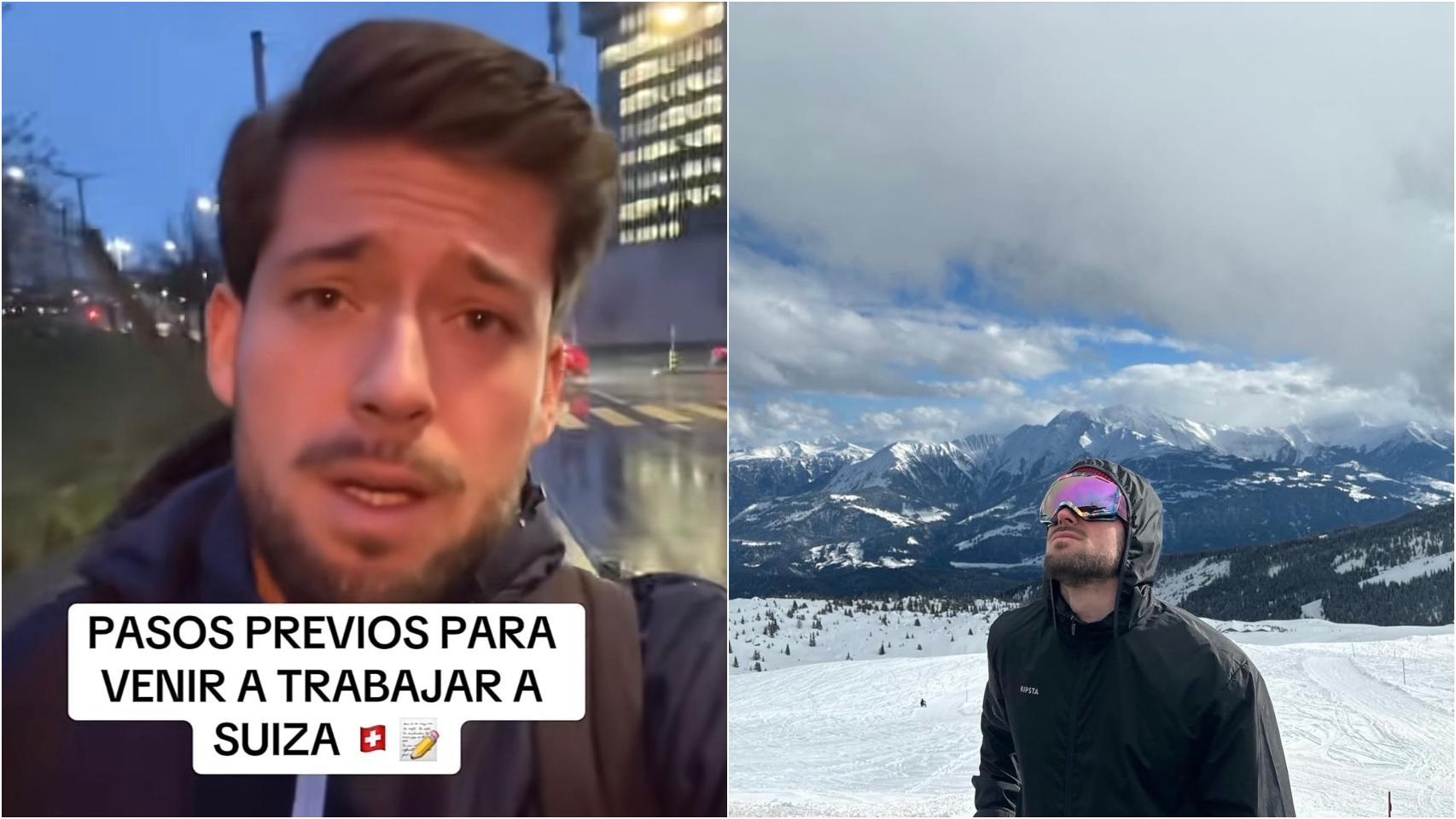 Pablo Amate, español en Suiza.