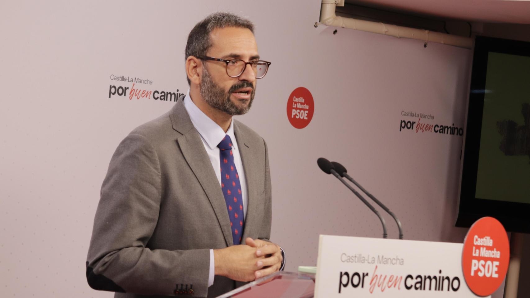 Sergio Gutiérrez, secretario de Organización del PSOE de Castilla-La Mancha.