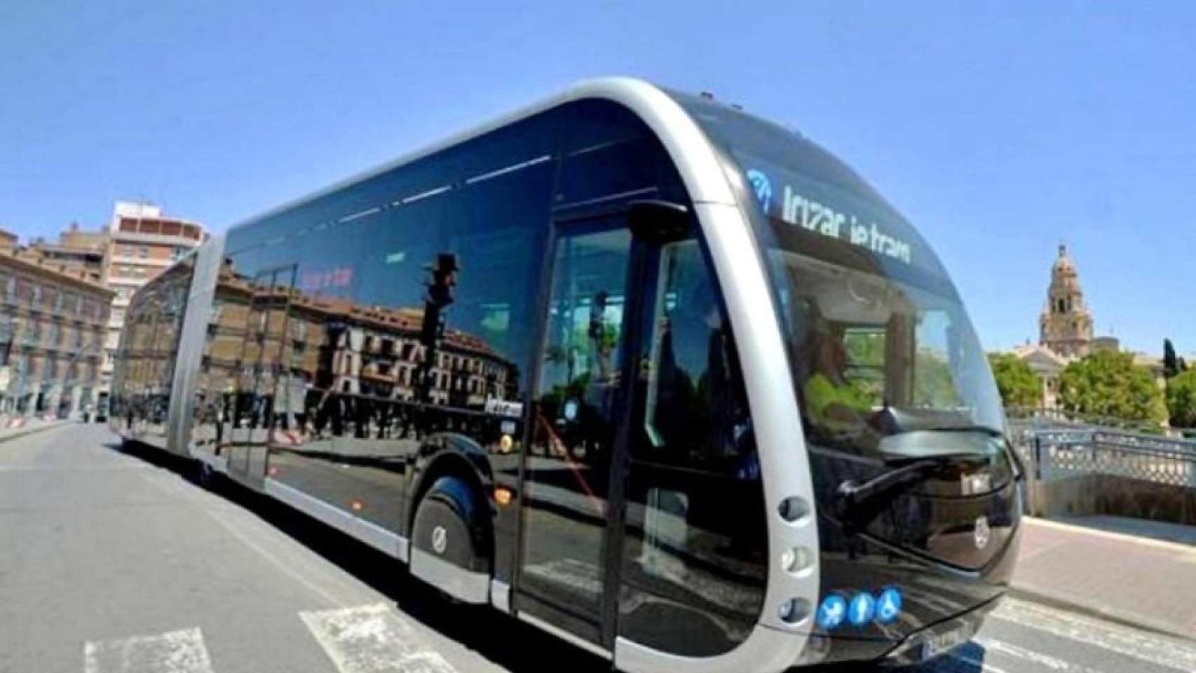 El tranvibús de Murcia.