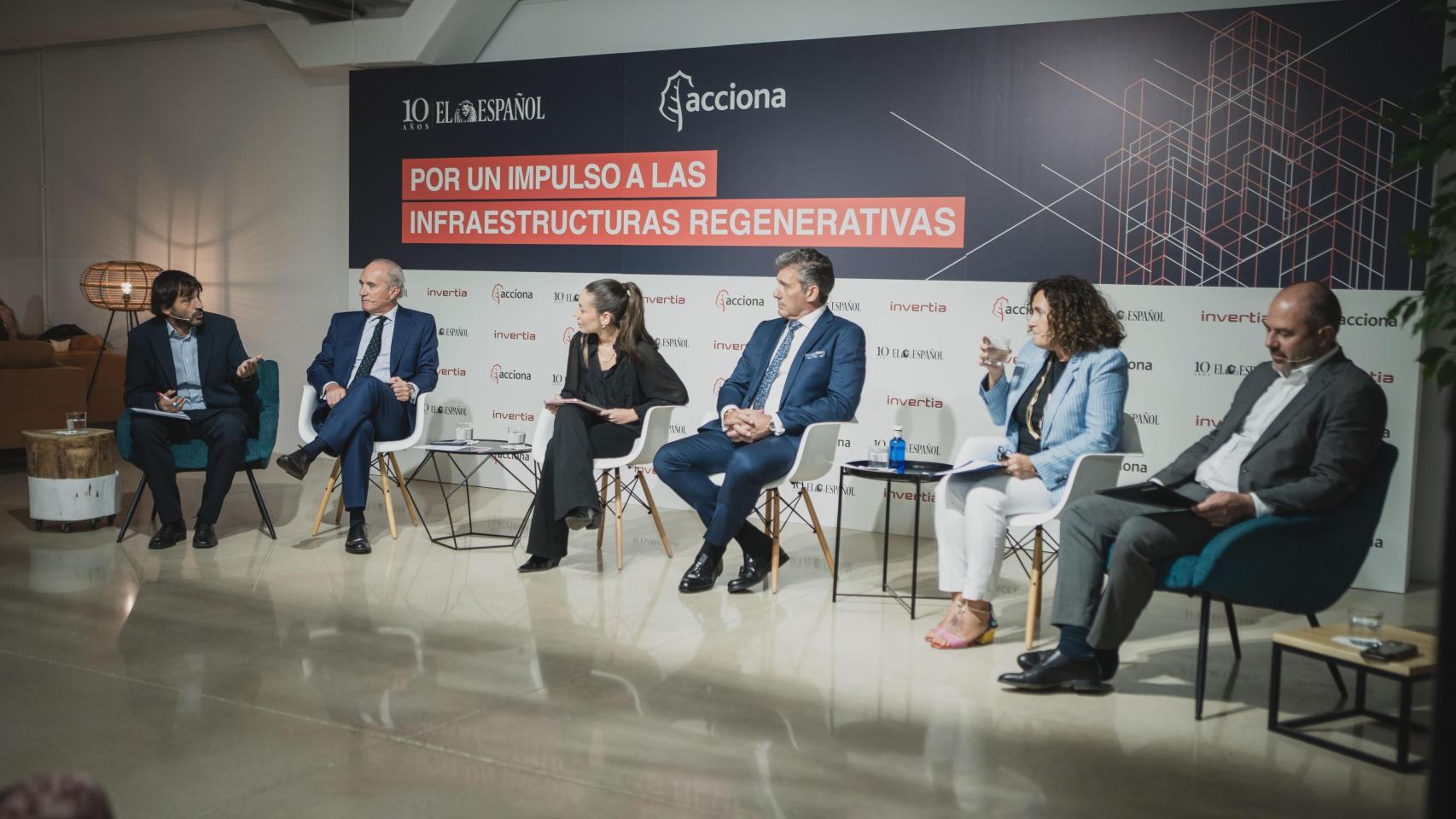 'Por un impulso a las infraestructuras regenerativas', organizado por EL ESPAÑOL en colaboración con Acciona.