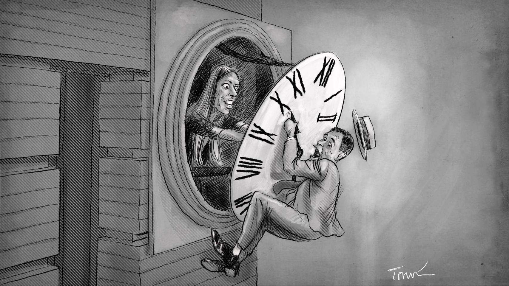 ¿Quién se bajará antes del tractor, Puigdemont o Aitor?