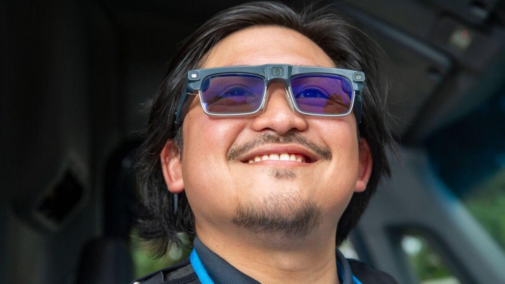 Prototipo de gafas inteligentes de Amazon para repartidores