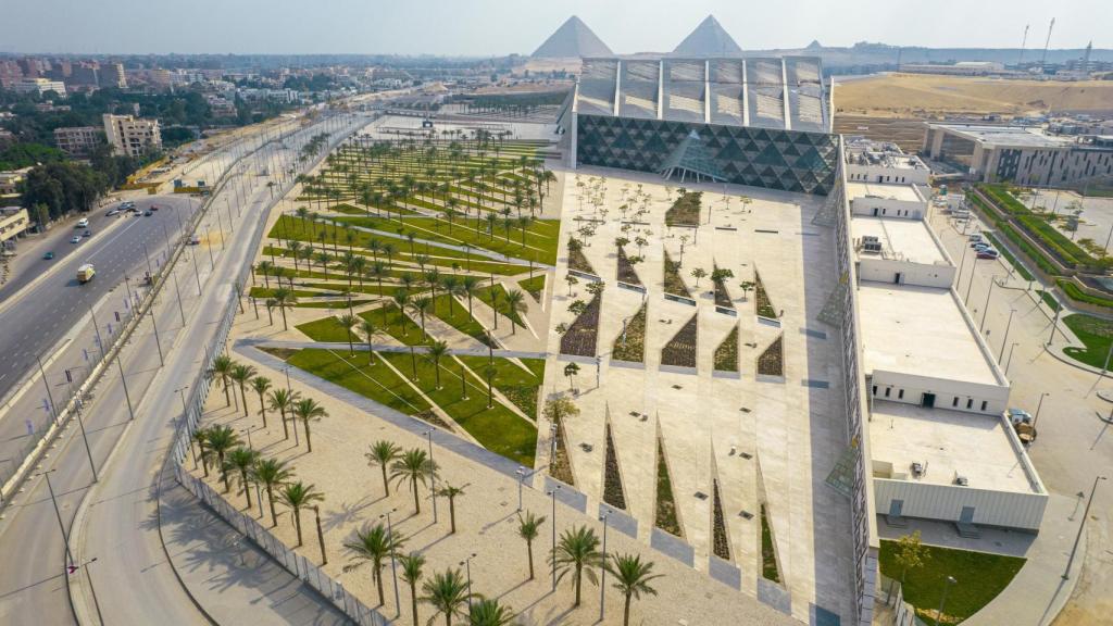 Aerial view of the complex. Photo: Grand Egyptian Museum