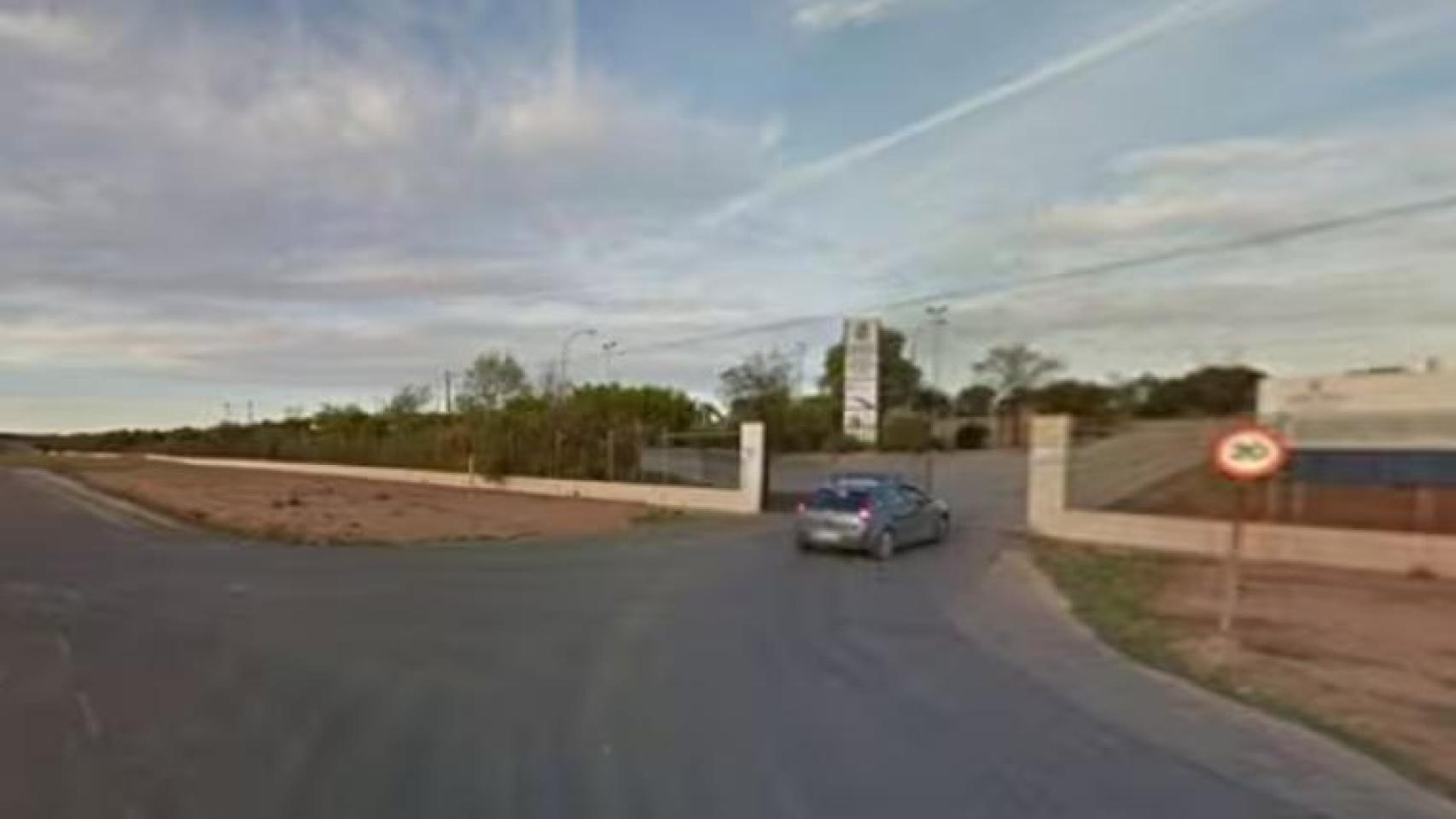 Imagen de la planta de tratamiento de residuos de Alcázar de San Juan en Google Street View.