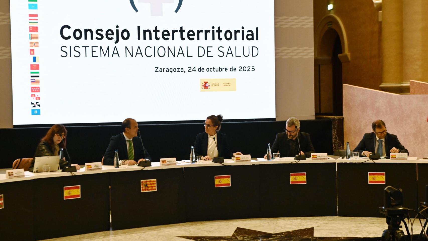 Mónica García, durante la reunión del Consejo Interterritorial de este viernes 24 de octubre.