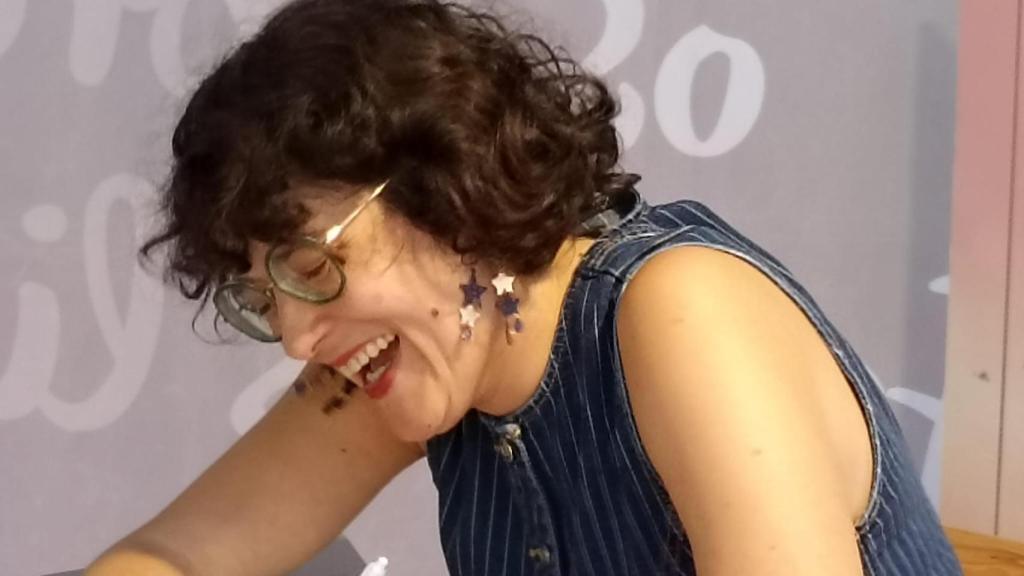 A escritora galega Carmen V. Valiña.