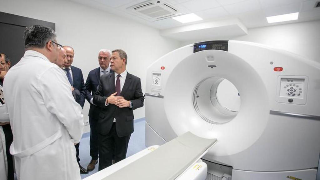 Un momento de la inauguración en el Hospital de Guadalajara.