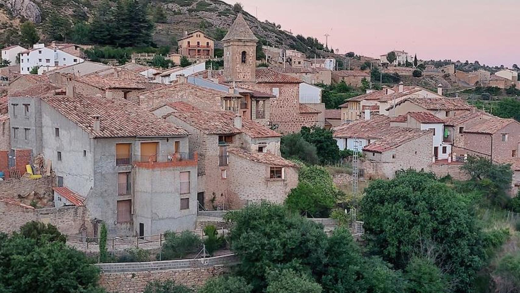 Vista de Fuentes de Rubielos en Teruel