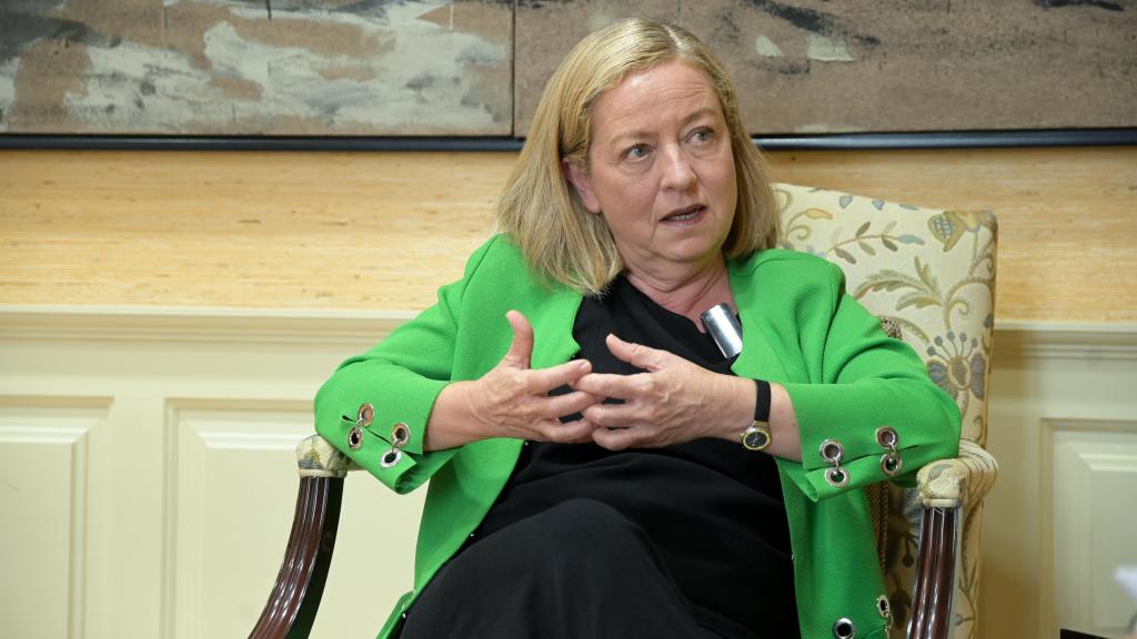 La dirigente de CC, de frente y sin titubeos, repasa su trayectoria del municipio a la tribuna nacional y su vuelta a la política autonómica