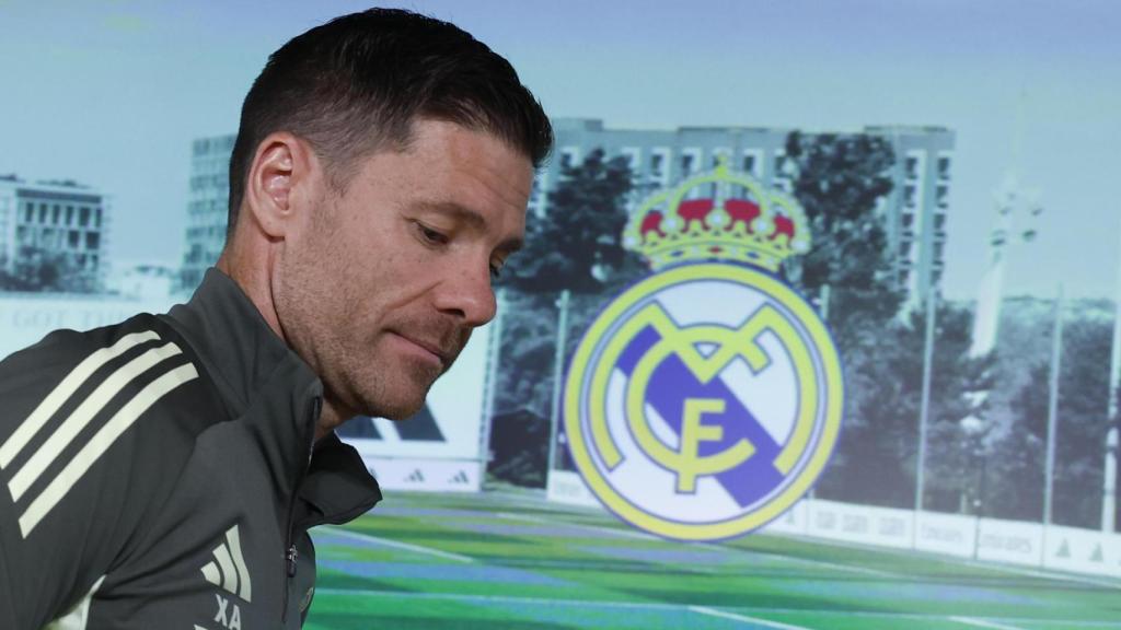Xabi Alonso, at a press conference with Real Madrid