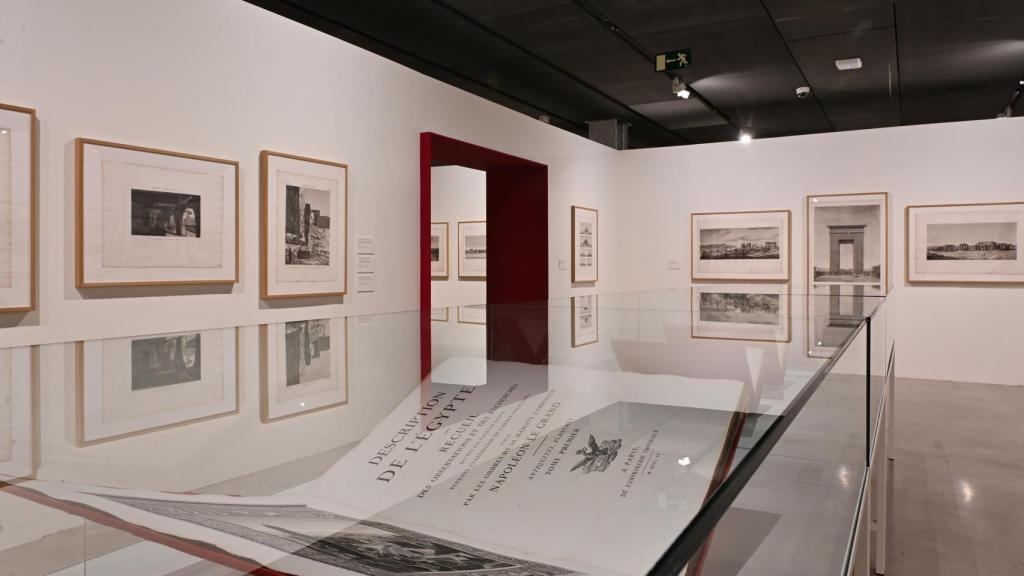 One of the volumes of the 'Description of Egypt' (1809–1823), in room 6. Photo: Fundación Telefónica