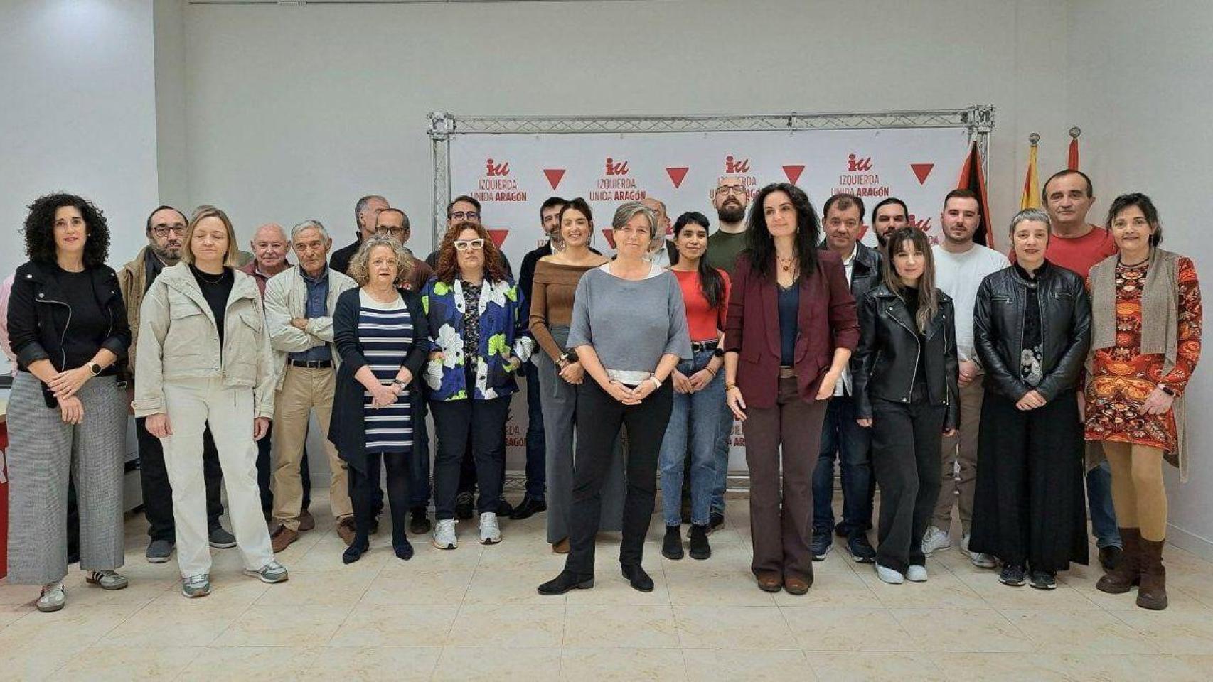 Presentación de la candidatura unitaria de Marta Abengochea Izquierda Unida Aragón