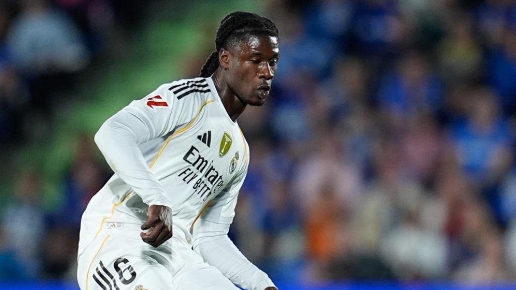 Eduardo Camavinga, con el Real Madrid