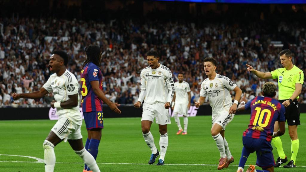 Soto Grado, tras pitar el penalti de Lamine sobre Vinicius que después anuló