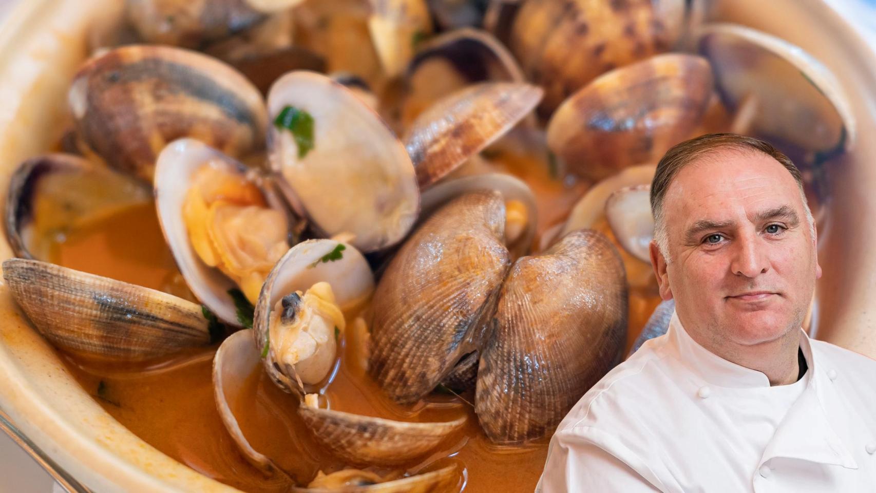 El chef José Andrés en un montaje de El Español
