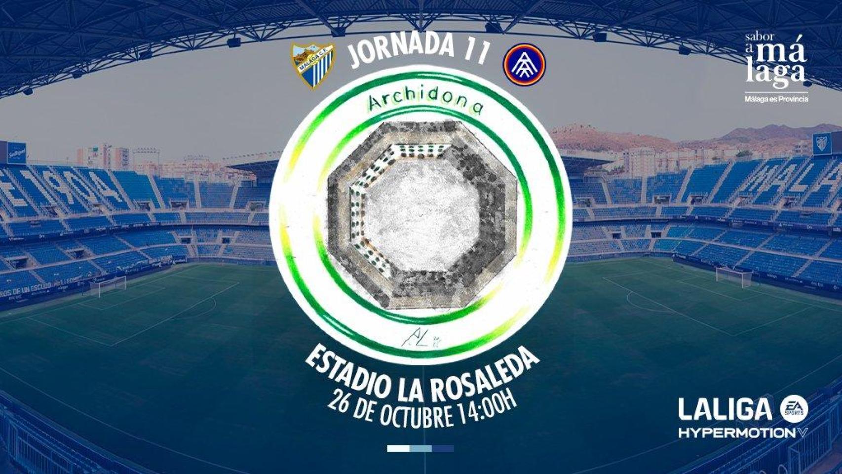Málaga CF vs. Andorra: fecha, horario y cómo y dónde ver el partido